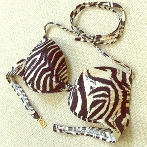 Victoria’s Secret 36B Animal Print Bikini Top 🔥🔥
